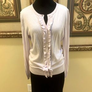 ***Banana Republic light pinkish lavender cardigan M